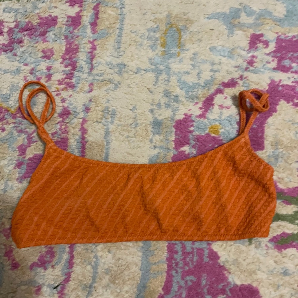 Triangl swim burnt orange bikini top and bottom